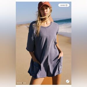 Free people hotshot tee romper 🌞